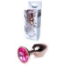 Анальная пробка Boss Series - Jewellery Red Gold PLUG Pink S