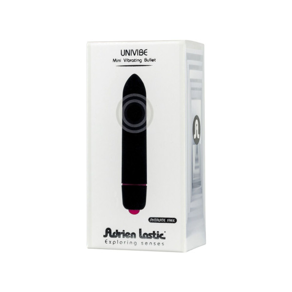 Вибропуля Adrien Lastic Univibe, 10 режимов работы, силикон, на батарейках