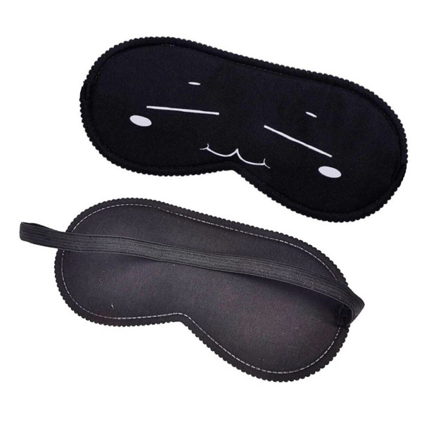 Закрытая маска на глаза Smile BLACK
