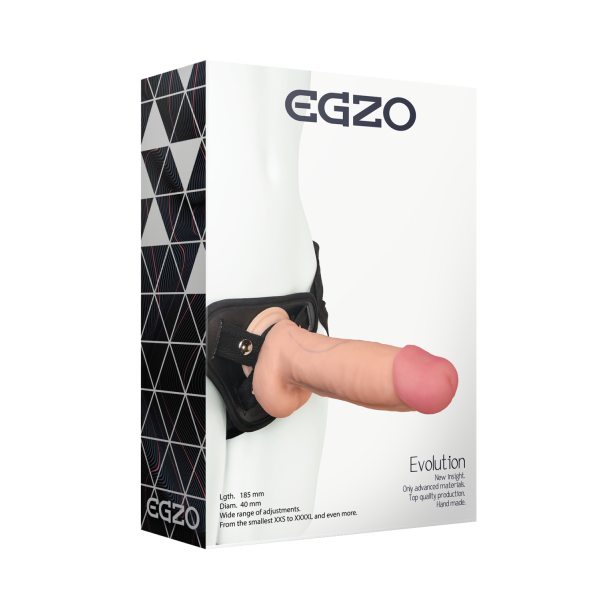 Страпон женский EGZO Evolution, 20*4,8 см
