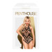 Боди с геометрическим орнаментом Penthouse - Go Hotter Black размер XL