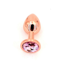 Анальная пробка с кристаллом, размер M