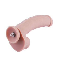 Силиконовый фаллоимитатор для секс-машин Hismith 8.3? Silicone Dildo, изогнутый, система KlicLok