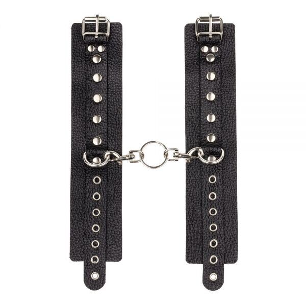 Наручники Leather Double Fix Leg Cuffs, Black