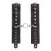 Наручники Leather Double Fix Leg Cuffs, Black