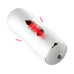 Мастурбатор с двумя входами на присоске Boss Series: Vibrating Masturbation Cup White