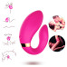 Вибромассажер для пар Boss Series с пультом ДУ - Couple Vibrator Pink USB 9 Function
