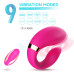 Вибромассажер для пар Boss Series с пультом ДУ - Couple Vibrator Pink USB 9 Function