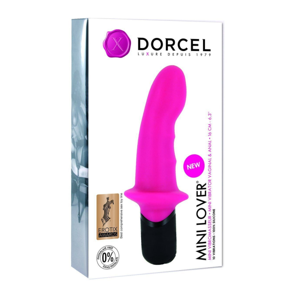 Вибратор Dorcel Mini Lover Magenta с ограничителем