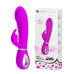 Ребристый вибратор Pretty Love Prescott, 20 см