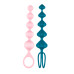Набор анальных игрушек Satisfyer Love Beads Pink / Green, 2 шт