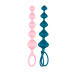 Набор анальных игрушек Satisfyer Love Beads Pink / Green, 2 шт