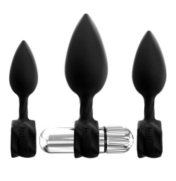 Набор анальных вибропробок Bathmate Anal Training Plugs VIBE