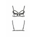 Бюстгальтер-стрепы с кружевом SOLON BRA black Passion Exclusive L/XL