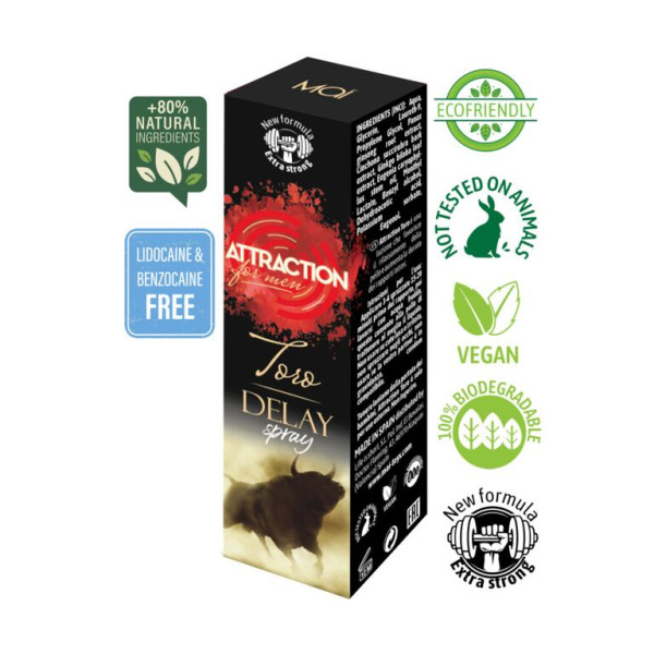 Спрей-пролонгатор Retarding Spray MAI Attraction Toro, 30 мл