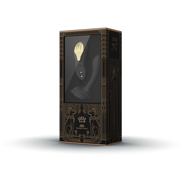 Смартвибратор в трусики Zalo - AYA Obsidian Black, насадка и пульт ДУ