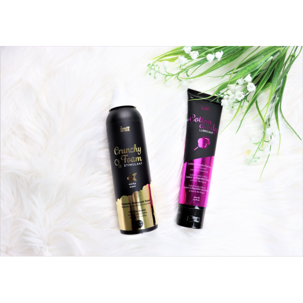 INTT Promo 2: Массажная пена Crunchy Foam Vanilla (150 мл) + смазка Cotton Candy (100 мл)