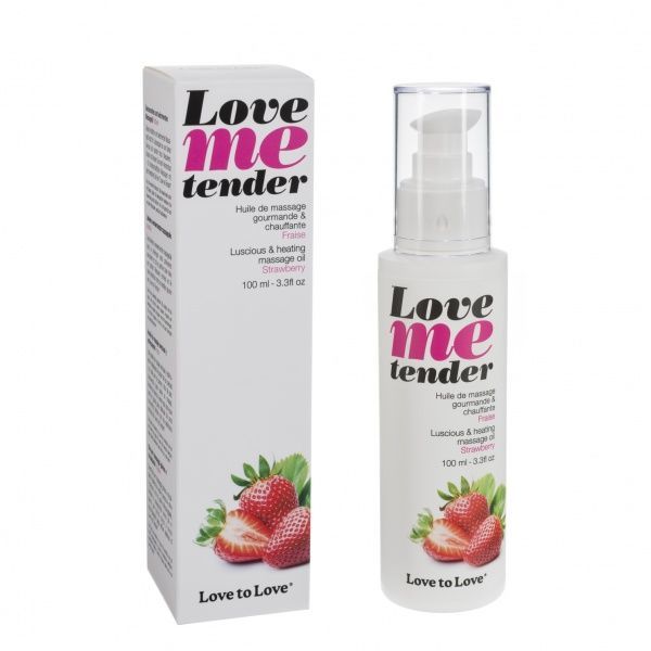 Массажное масло Love To Love LOVE ME TENDER Strawberry