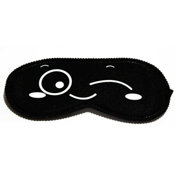 Закрытая маска на глаза Smile BLACK