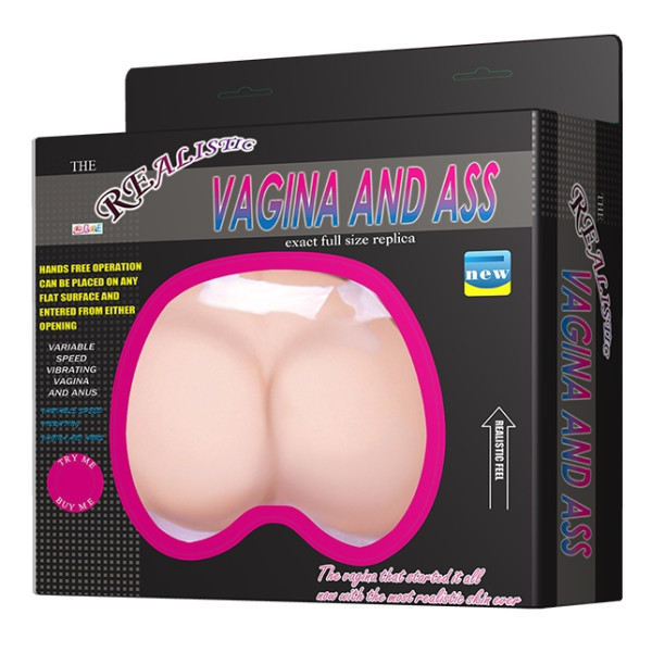 Мастурбатор вагина и анус с вибрацией BAILE - VAGINA AND ASS
