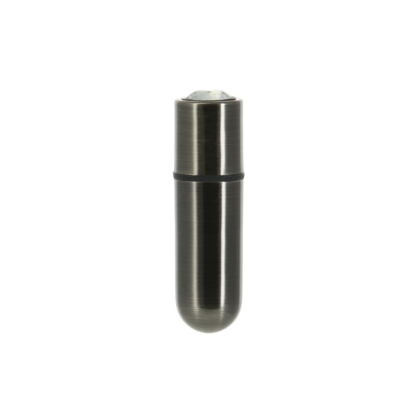 Вибропуля PowerBullet - First-Class Bullet 2.5 with Key Chain Pouch, Gun Metal