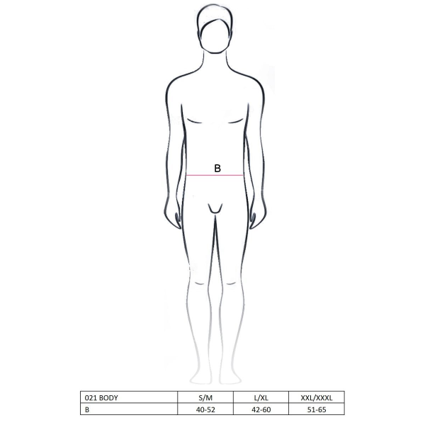Мужской эротический костюм официанта Passion BODY L/XL: очень откровенное боди