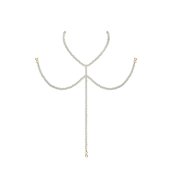 Ожерелье под жемчуг на декольте Obsessive A757 necklace pearl