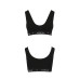 Спортивный топ с широкой резинкой Passion PS004 TOP black, размер S