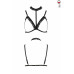 Бюстгальтер-стрепы с чокером SHELLY BRA black S/M