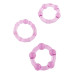 Набор из 3 шт эрекционных колец STAY HARD - Three Rings Purple,