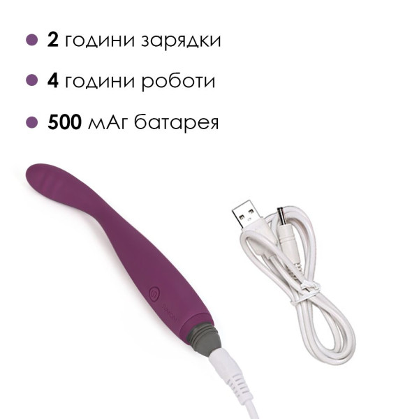 Тонкий вибратор точки G Вибратор Svakom Cici Violet