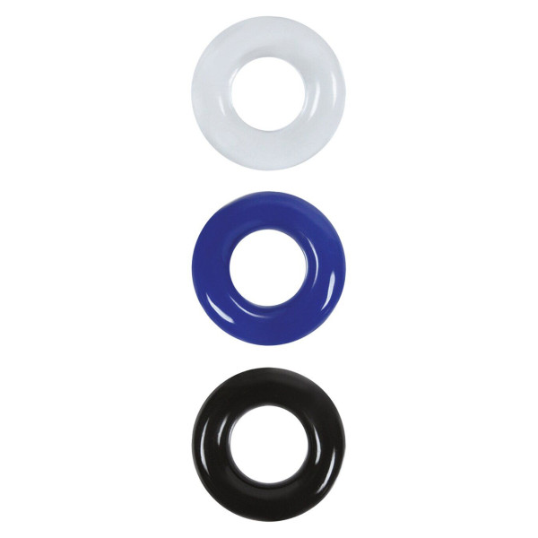 Набор эрекционных колец STAY HARD Cock Ring Set color
