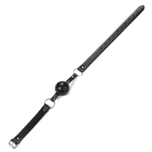 Кляп шар Classic plastic Black,