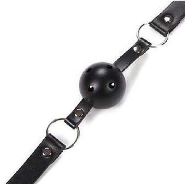 Кляп шар Classic plastic Black,