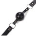 Кляп шар Classic plastic Black,