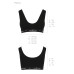 Спортивный топ с широкой резинкой Passion PS004 TOP black, размер M
