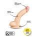 Фаллоимитатор на присоске Brazzers, 20*3,5 см