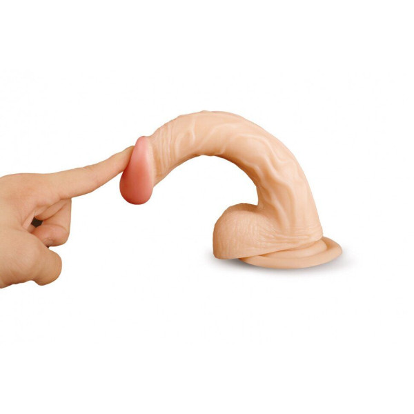Фаллоимитатор на присоске Brazzers, 20*3,5 см