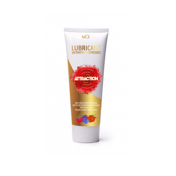 Смазка на водной основе с феромонами MAI ATTRACTION RED FRUITS, 75 мл