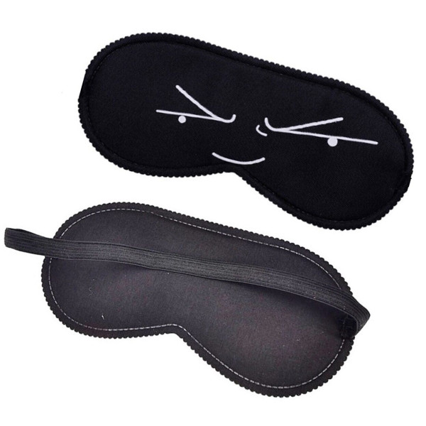 Закрытая маска на глаза Smile BLACK