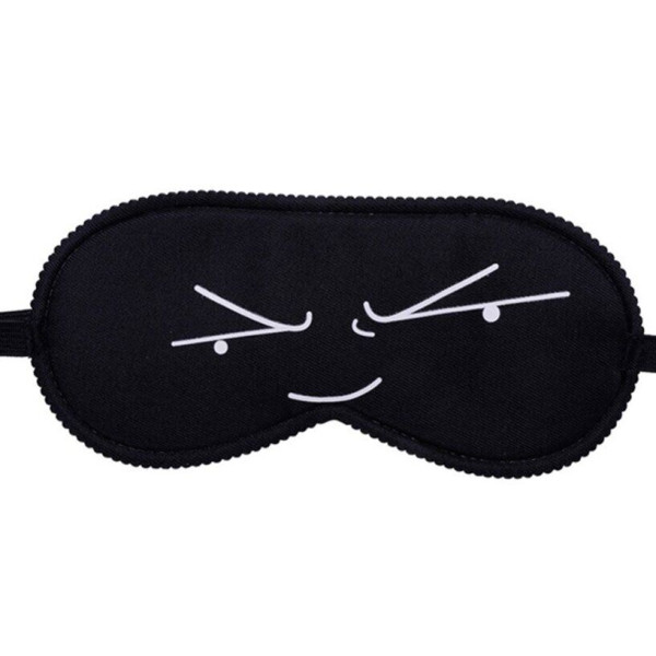 Закрытая маска на глаза Smile BLACK