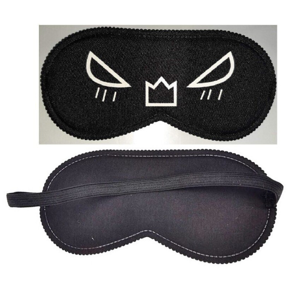 Закрытая маска на глаза Smile BLACK