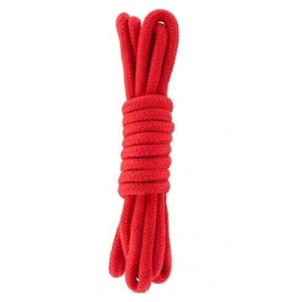 Веревка для бондажа BONDAGE ROPE 5M RED, 5 метров