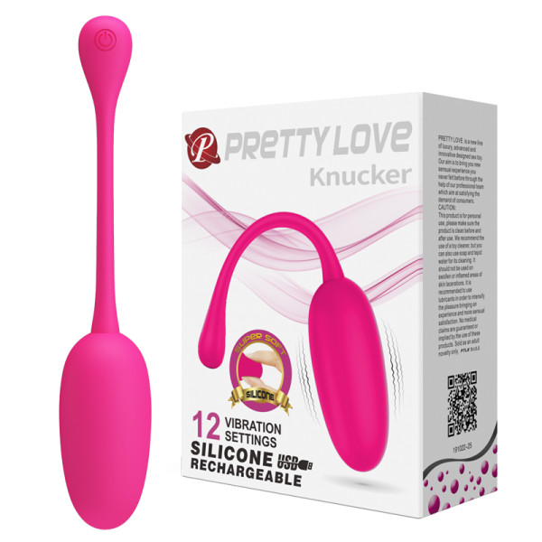 Перезаряжаемое виброяйцо Pretty Love Knucker