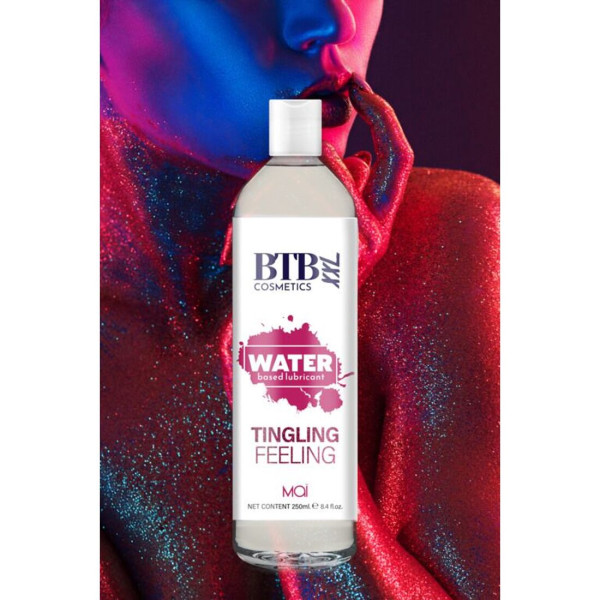 Смазка на водной основе с эффектом вибрации BTB TINGLING FEELING, 250 мл