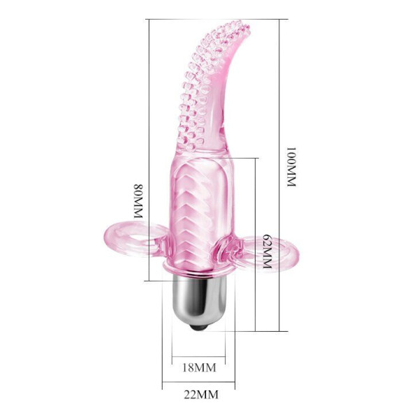 Вибро стимулятор клитора Vibro Finger, 7 см