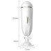 Мастурбатор с вибростимуляцией Boss Series - Vibrating Masturbation Cup USB, 7 интерактивных режимов вибрации