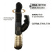 Вибратор-кролик Dorcel Baby Rabbit Gold 2.0 с жемчужным массажем и вращающейся головкой, 22 см