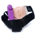 Страпон мужской с вибрацией BOSS - Adrian Hollow Strap-on vibrating 2.0, 16 см