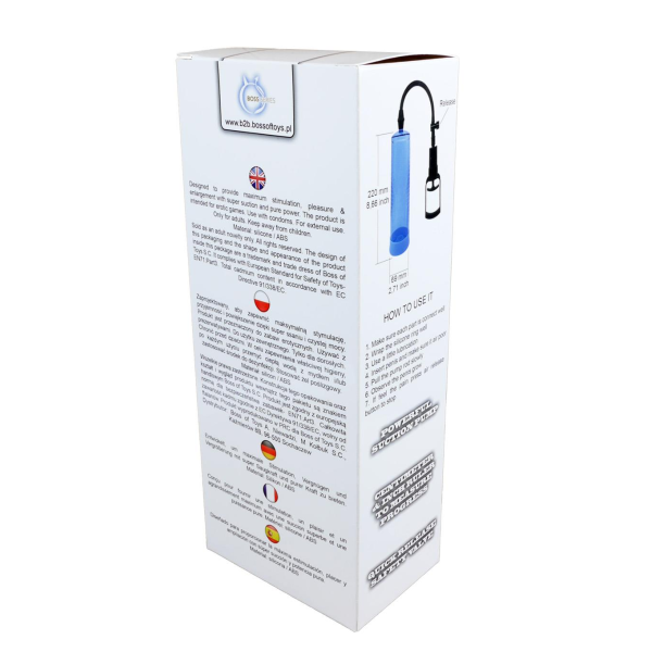 Вакуумная помпа Boss Series: Power pump MAX - Blue